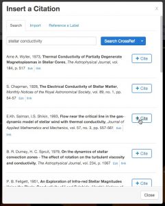 Authorea screenshot